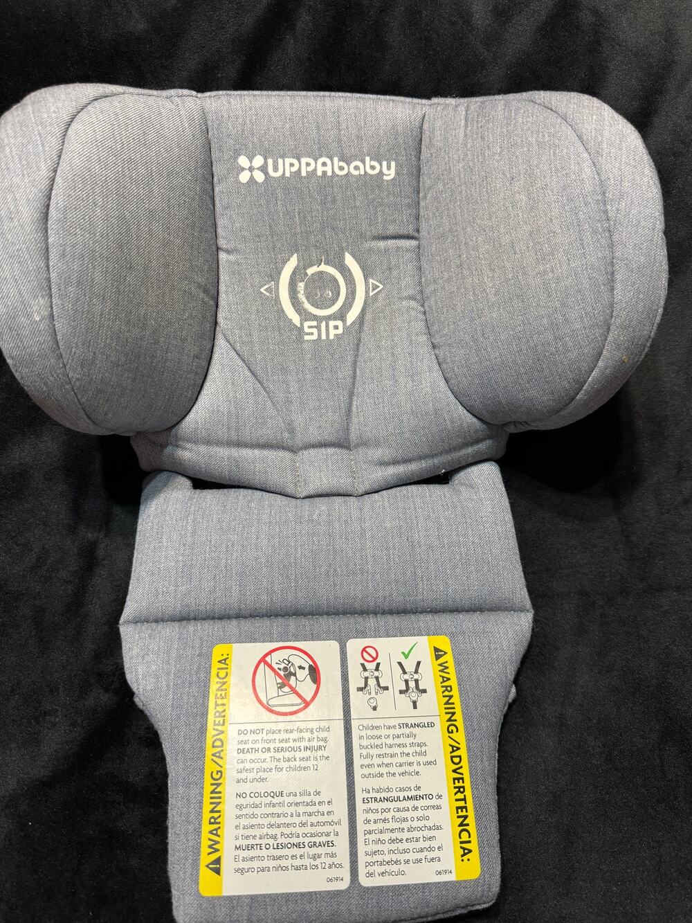 Uppababy Mesa Carseat REPLACEMENT "Henry" Fabric Headrest ONLY